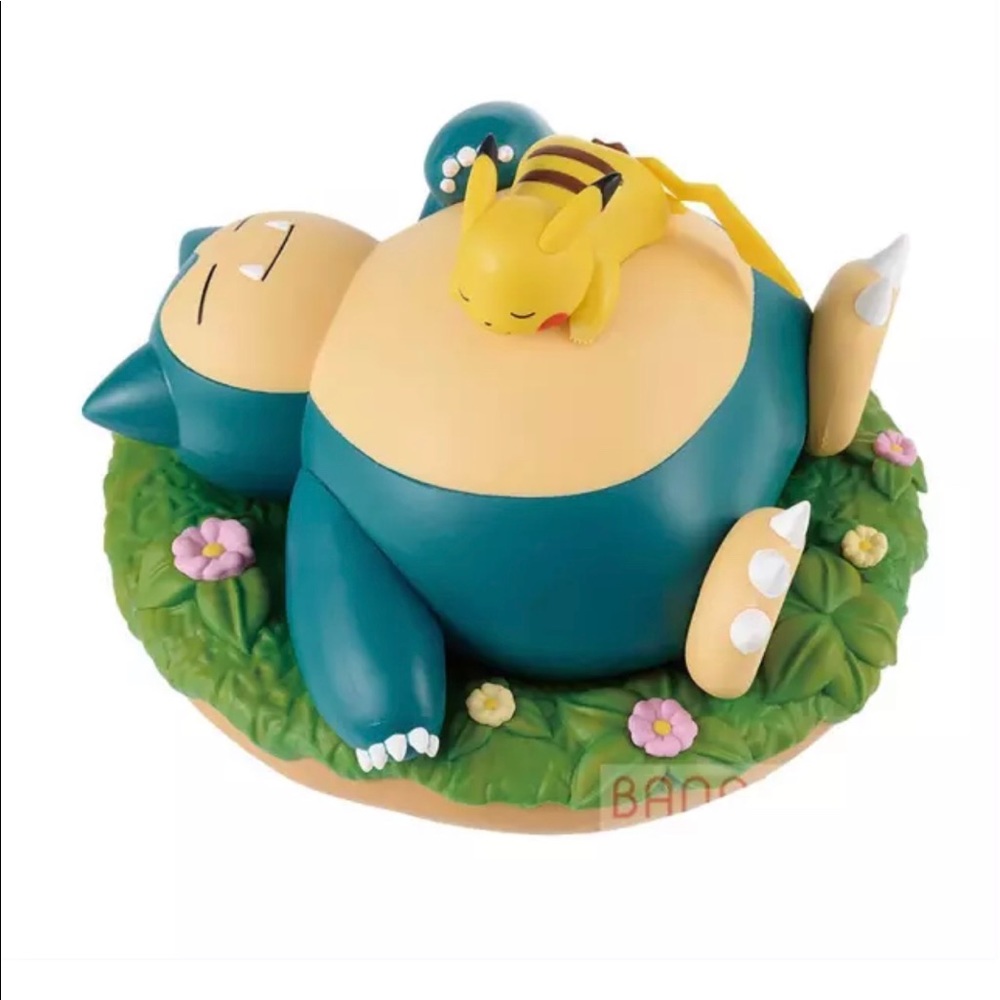 NIB Pokémon Snorlax and Pikachu Figure